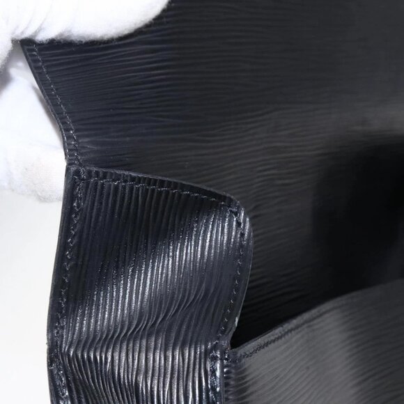 LOUIS VUITTON Epi Saint Cloud GM Shoulder Bag Black Noir M52192 LV Auth BA8328 - Picture 13 of 16